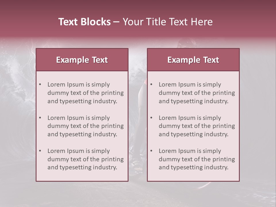 Trip Outdoor Helmet PowerPoint Template