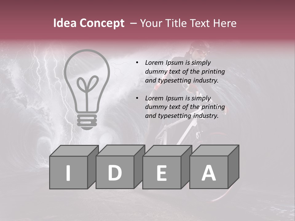 Trip Outdoor Helmet PowerPoint Template