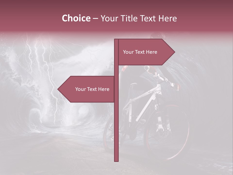 Trip Outdoor Helmet PowerPoint Template