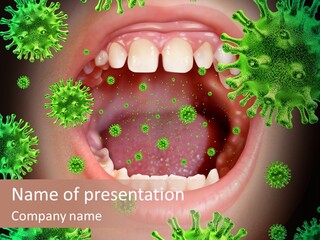 Sanitation Health Human Infection PowerPoint Template