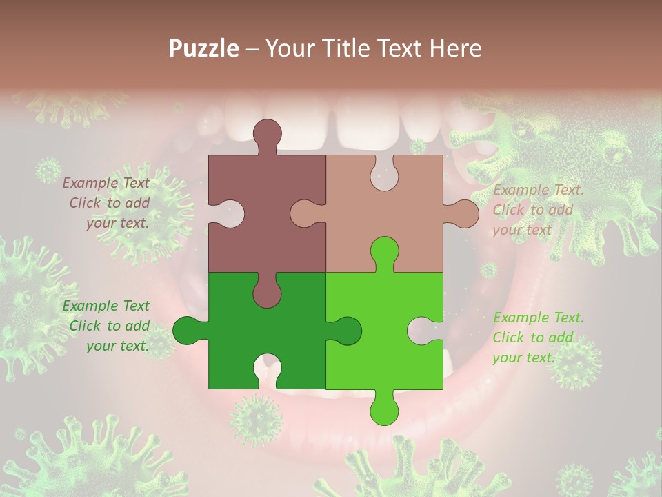 Sanitation Health Human Infection PowerPoint Template