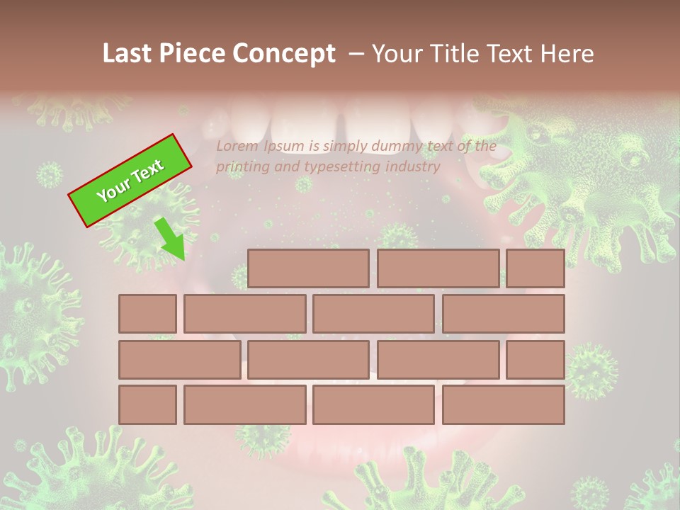 Sanitation Health Human Infection PowerPoint Template