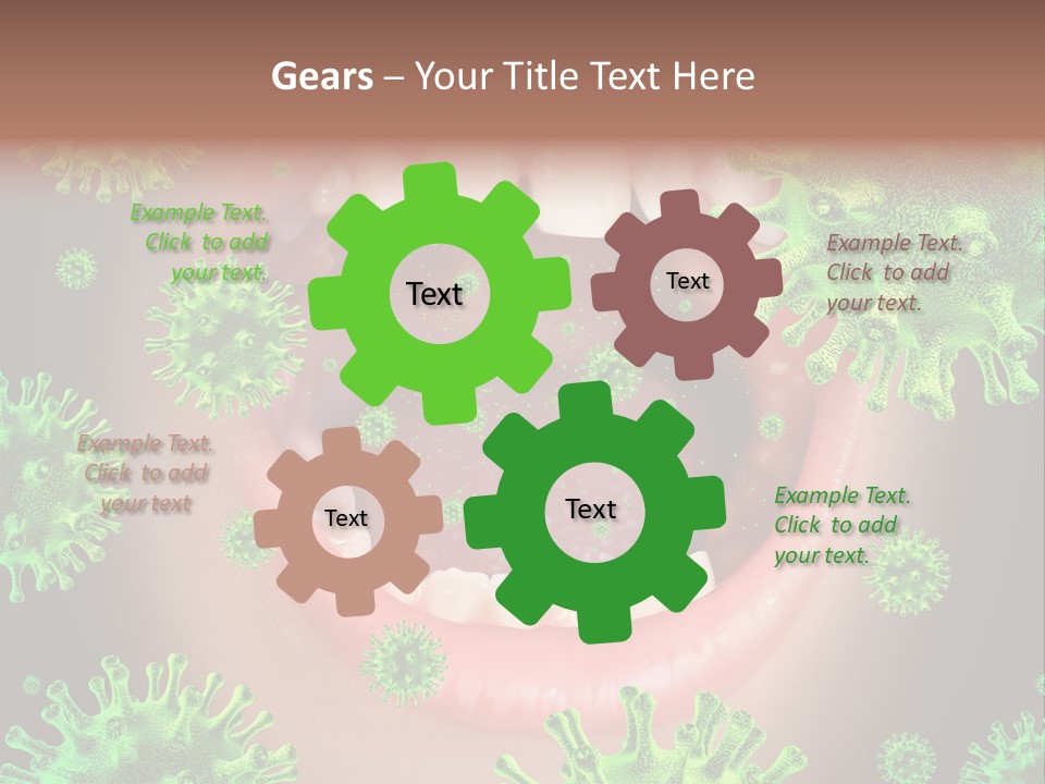 Sanitation Health Human Infection PowerPoint Template