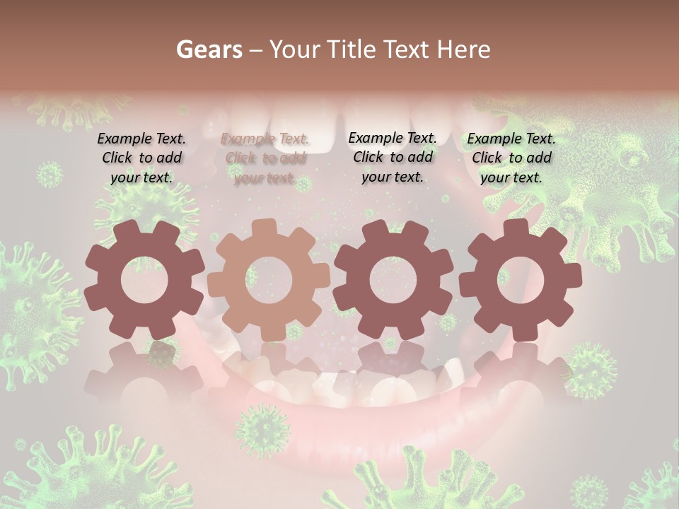 Sanitation Health Human Infection PowerPoint Template