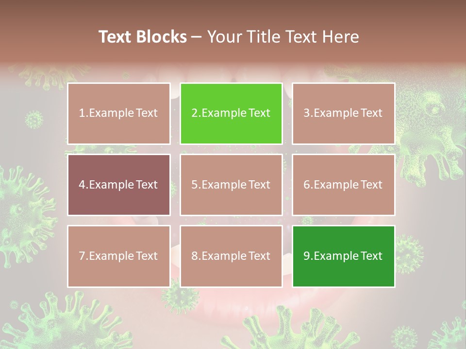 Sanitation Health Human Infection PowerPoint Template