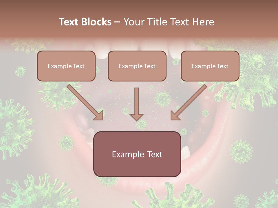Sanitation Health Human Infection PowerPoint Template