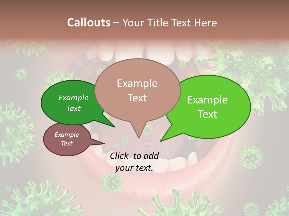 Sanitation Health Human Infection PowerPoint Template