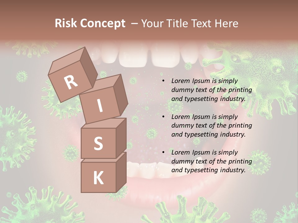 Sanitation Health Human Infection PowerPoint Template
