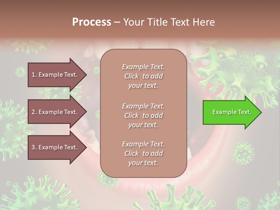 Sanitation Health Human Infection PowerPoint Template