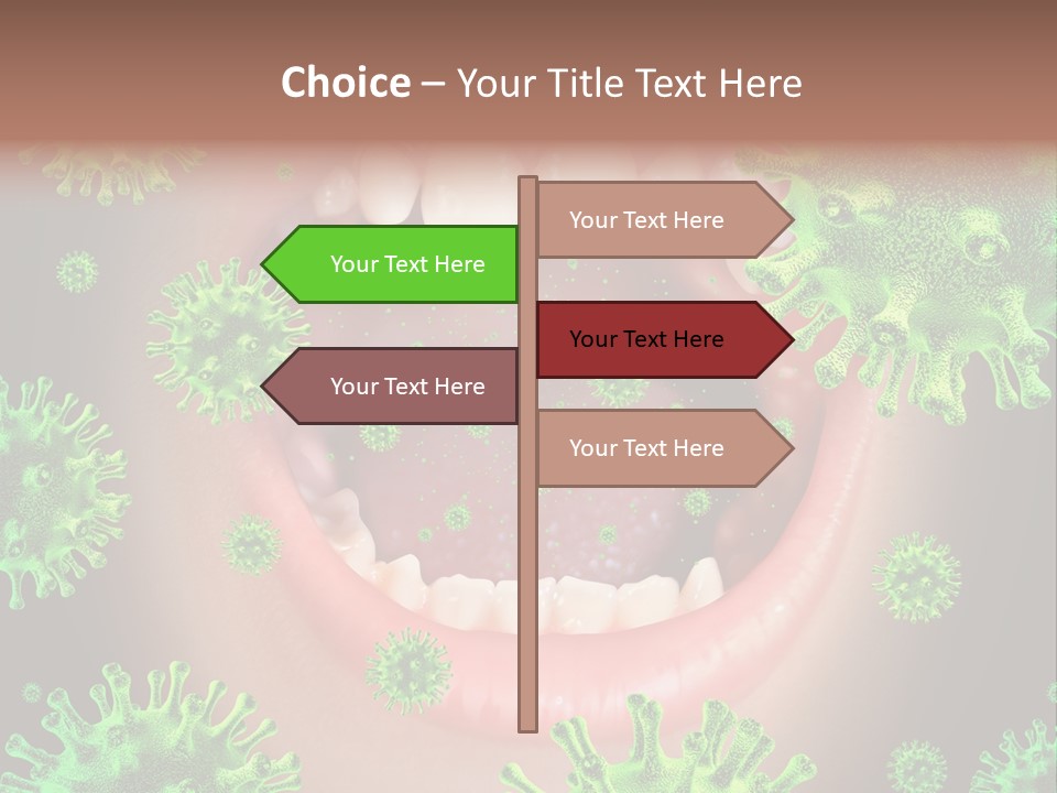 Sanitation Health Human Infection PowerPoint Template