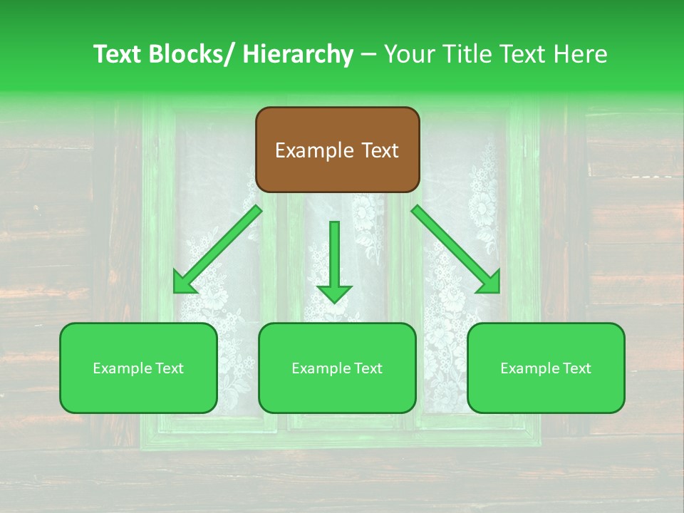 Plank Wood Box PowerPoint Template