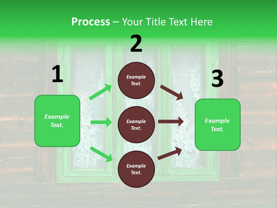 Plank Wood Box PowerPoint Template