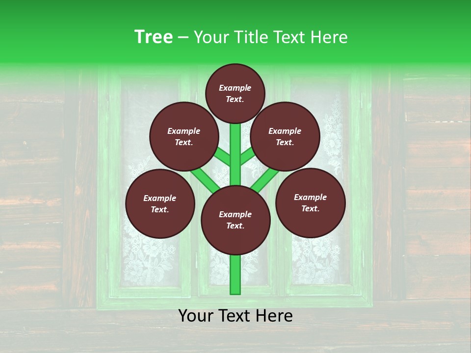 Plank Wood Box PowerPoint Template