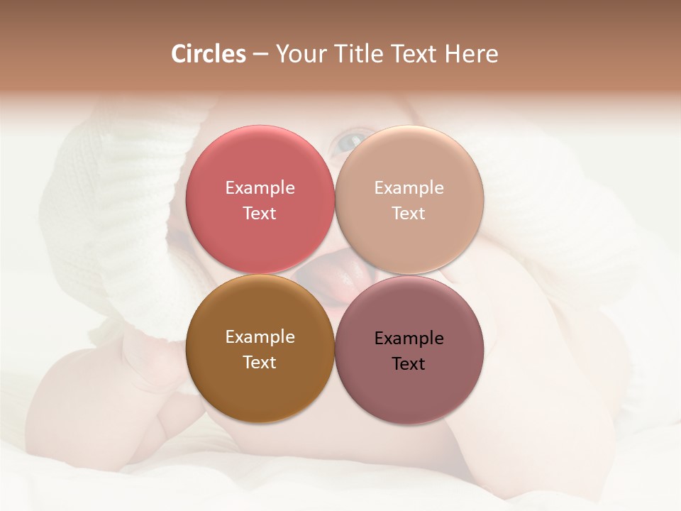 Beautiful Child Eyes PowerPoint Template