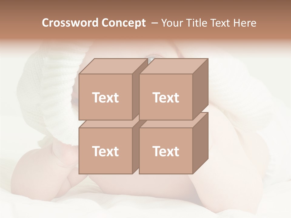 Beautiful Child Eyes PowerPoint Template