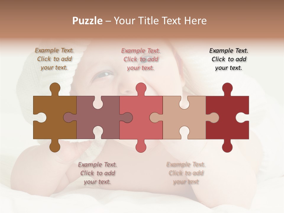 Beautiful Child Eyes PowerPoint Template