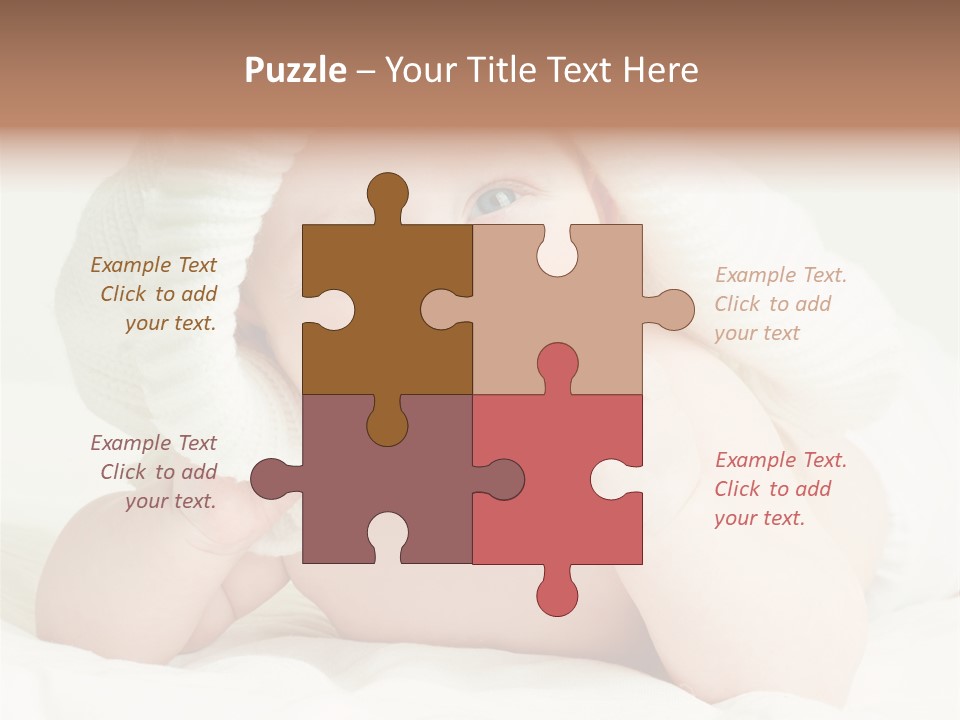 Beautiful Child Eyes PowerPoint Template