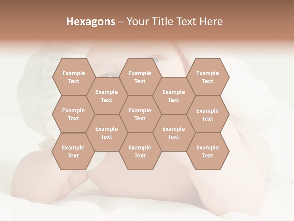 Beautiful Child Eyes PowerPoint Template