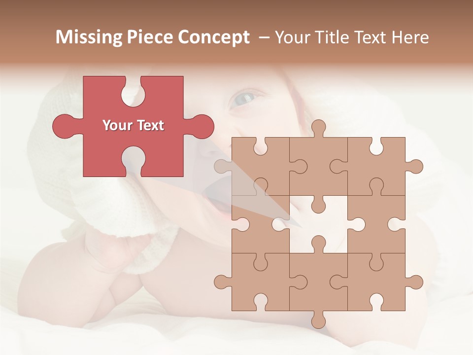 Beautiful Child Eyes PowerPoint Template