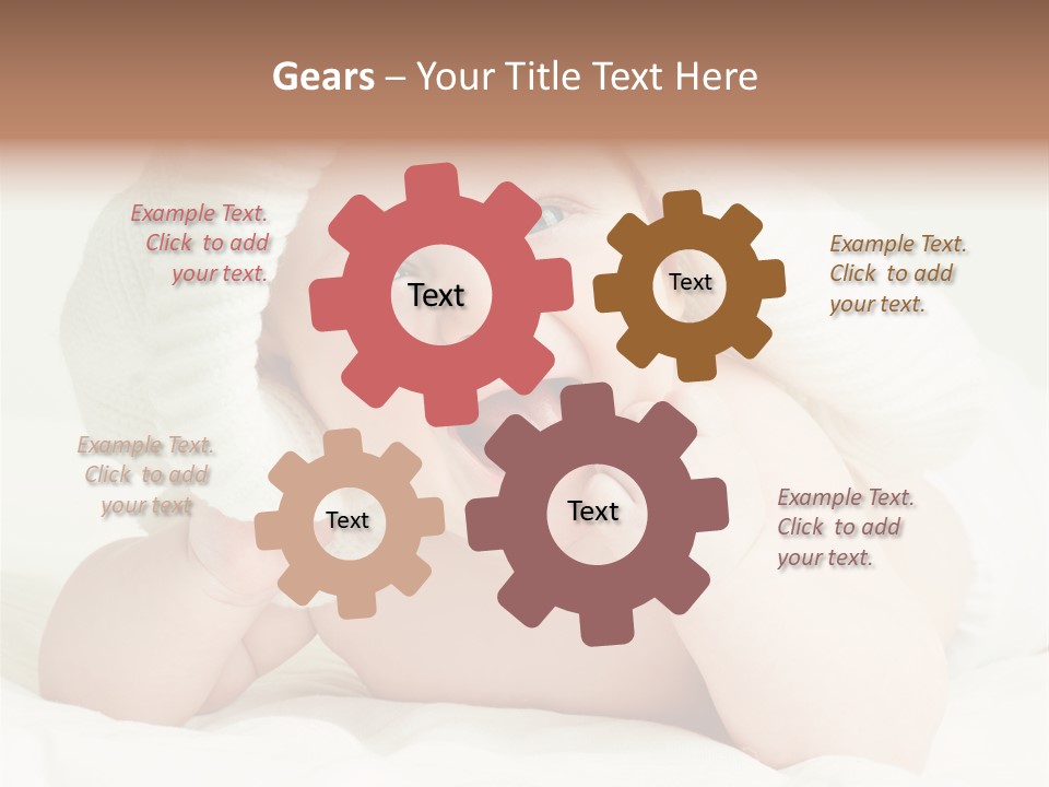 Beautiful Child Eyes PowerPoint Template