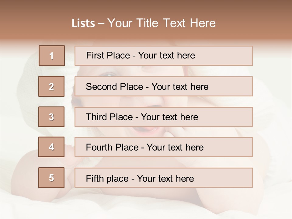 Beautiful Child Eyes PowerPoint Template