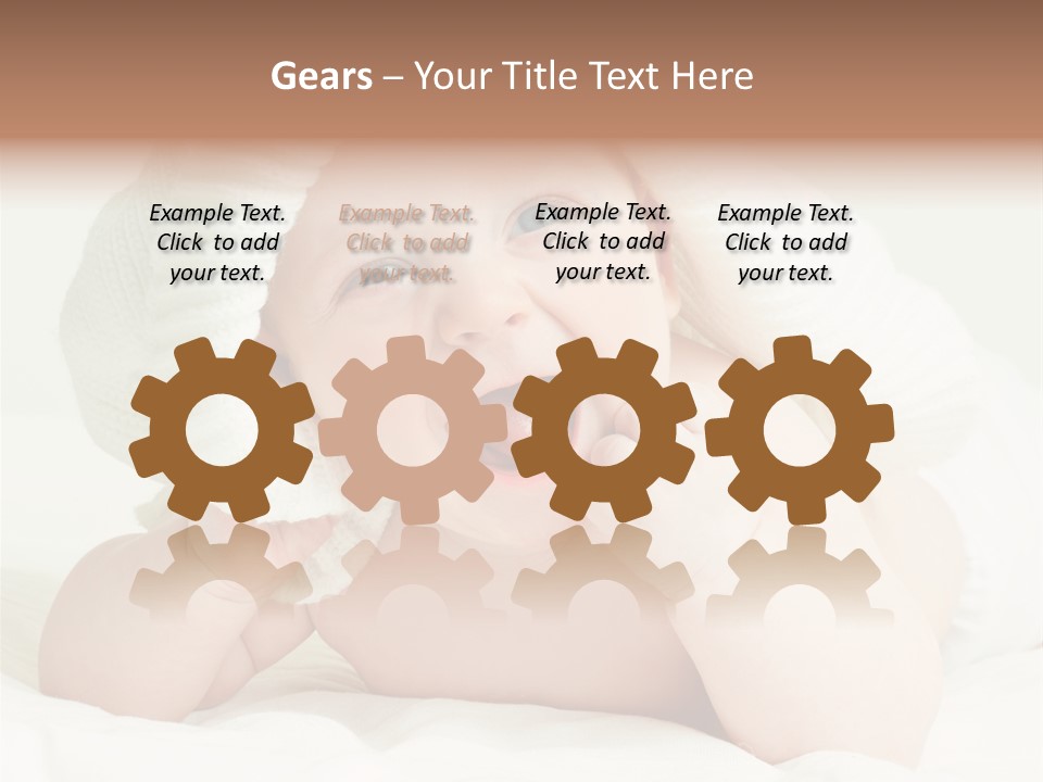 Beautiful Child Eyes PowerPoint Template