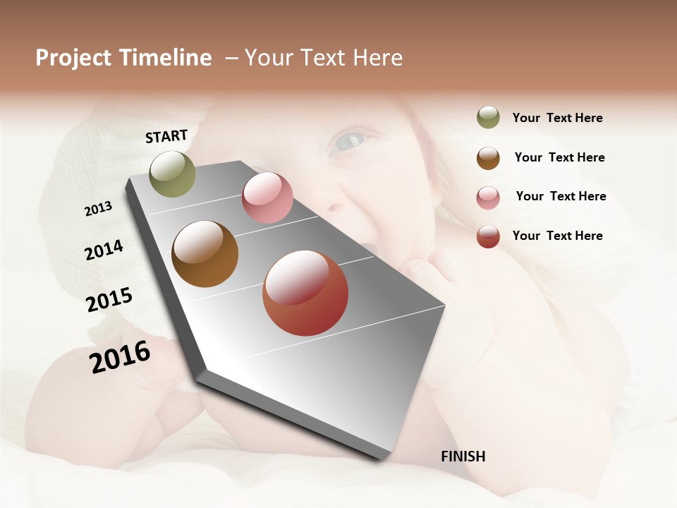 Beautiful Child Eyes PowerPoint Template
