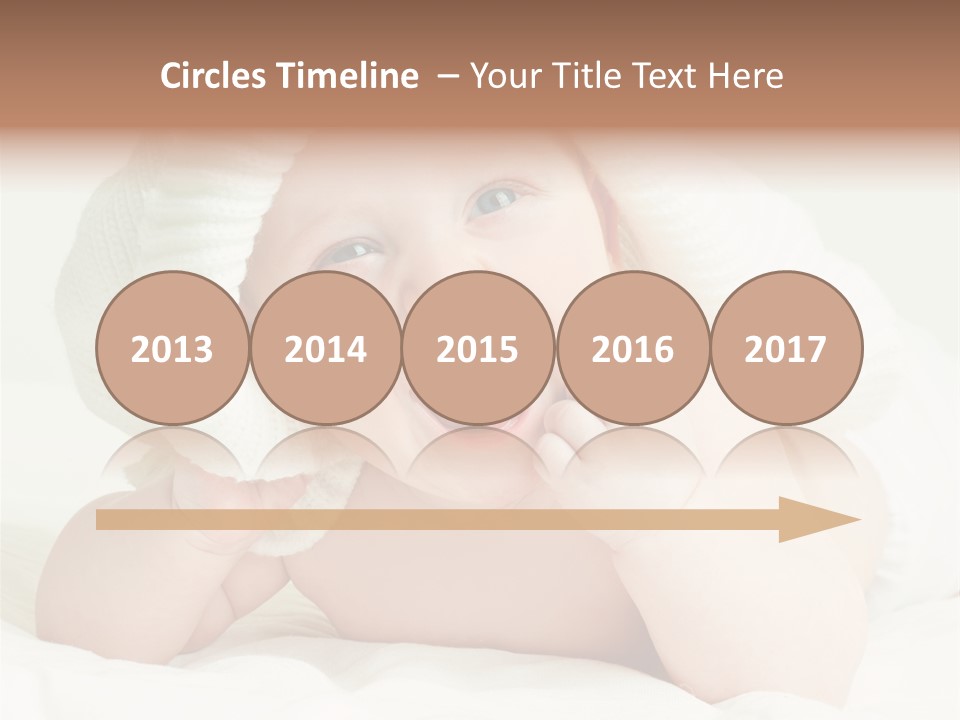Beautiful Child Eyes PowerPoint Template