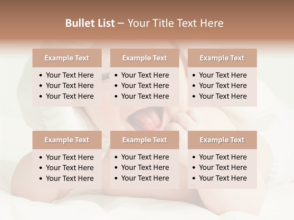 Beautiful Child Eyes PowerPoint Template