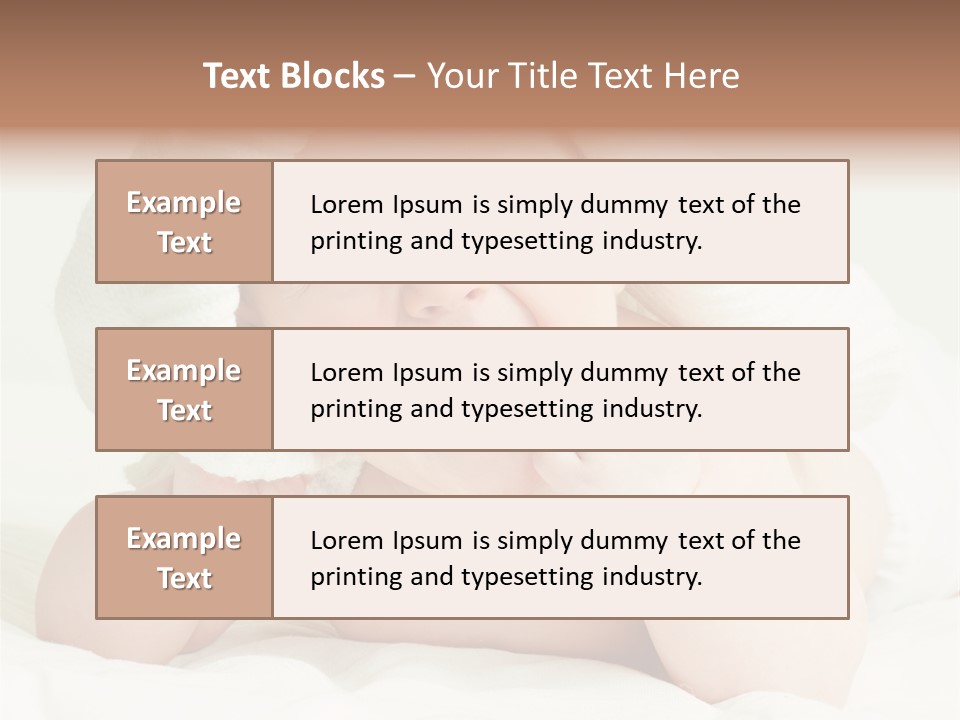 Beautiful Child Eyes PowerPoint Template