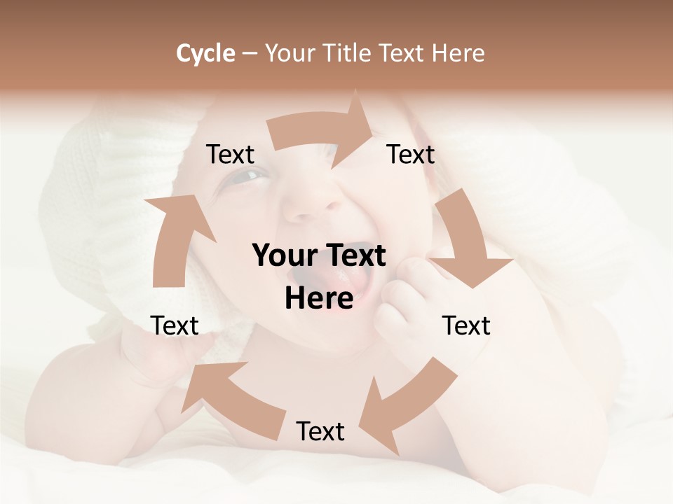 Beautiful Child Eyes PowerPoint Template