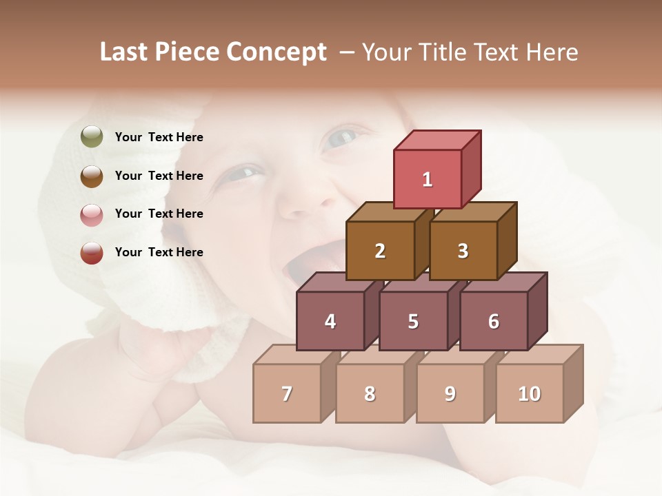 Beautiful Child Eyes PowerPoint Template