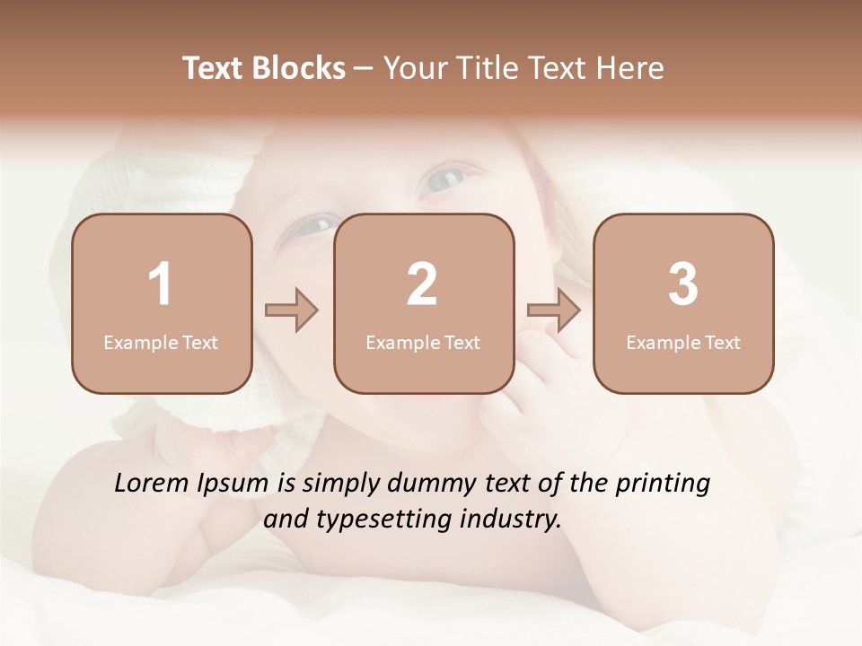 Beautiful Child Eyes PowerPoint Template