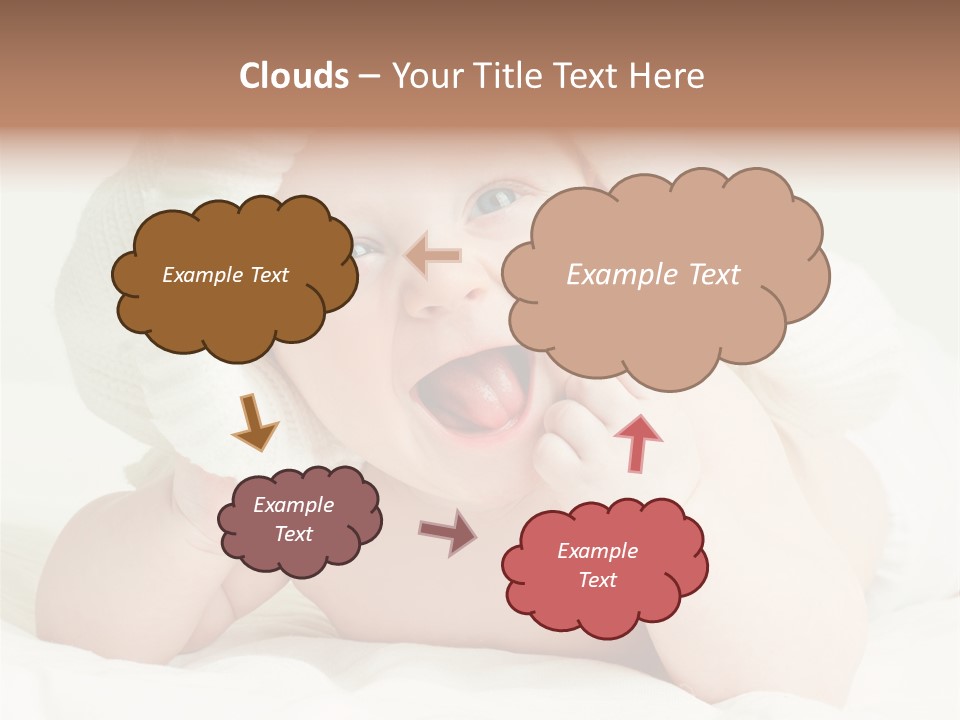 Beautiful Child Eyes PowerPoint Template