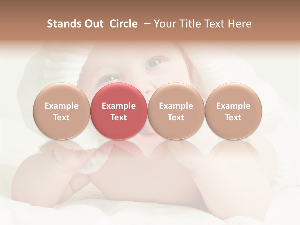 Beautiful Child Eyes PowerPoint Template