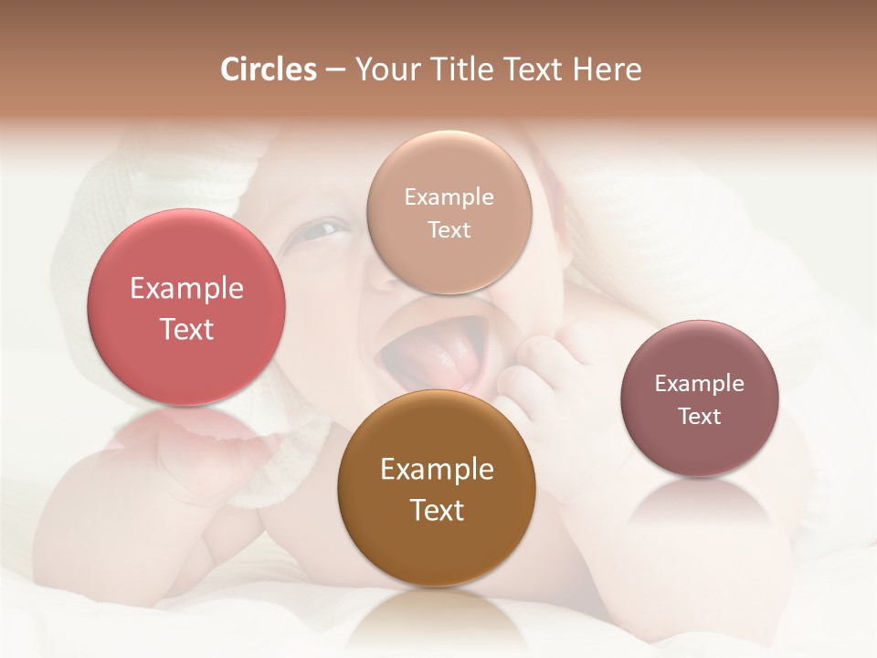 Beautiful Child Eyes PowerPoint Template