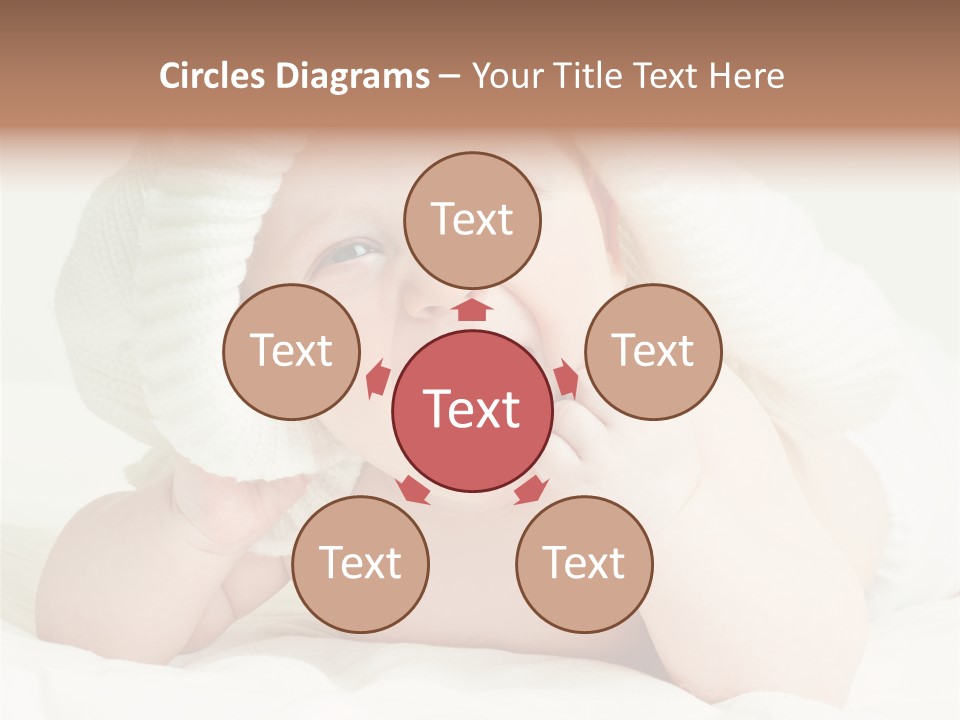 Beautiful Child Eyes PowerPoint Template