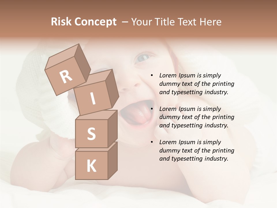 Beautiful Child Eyes PowerPoint Template