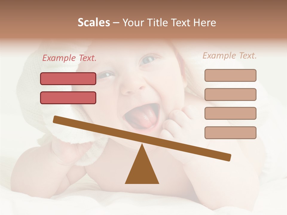 Beautiful Child Eyes PowerPoint Template