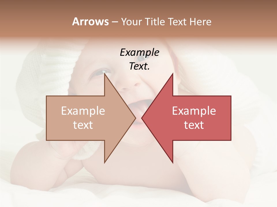 Beautiful Child Eyes PowerPoint Template