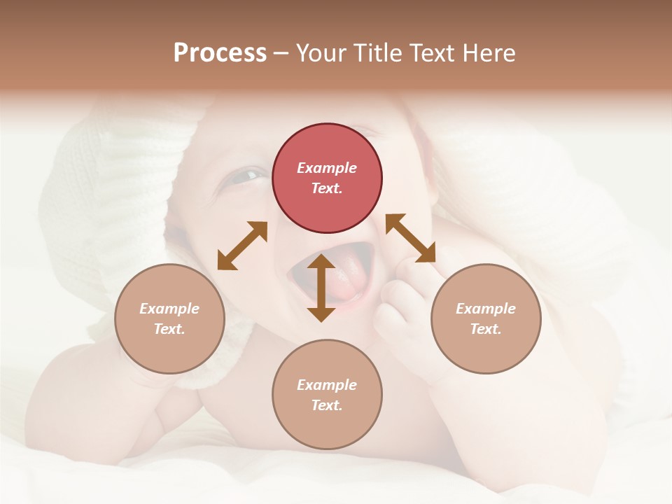 Beautiful Child Eyes PowerPoint Template