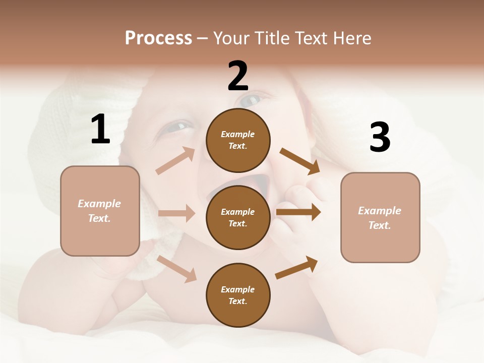 Beautiful Child Eyes PowerPoint Template