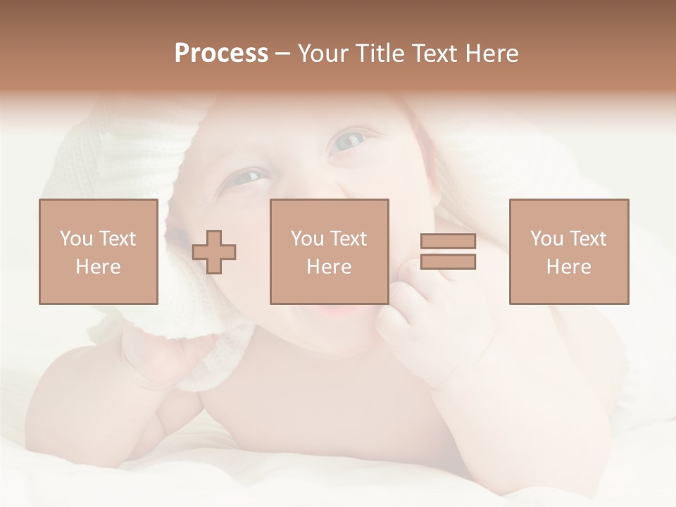 Beautiful Child Eyes PowerPoint Template
