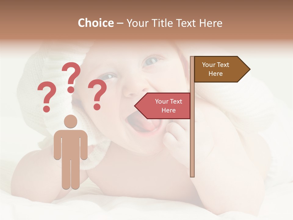 Beautiful Child Eyes PowerPoint Template