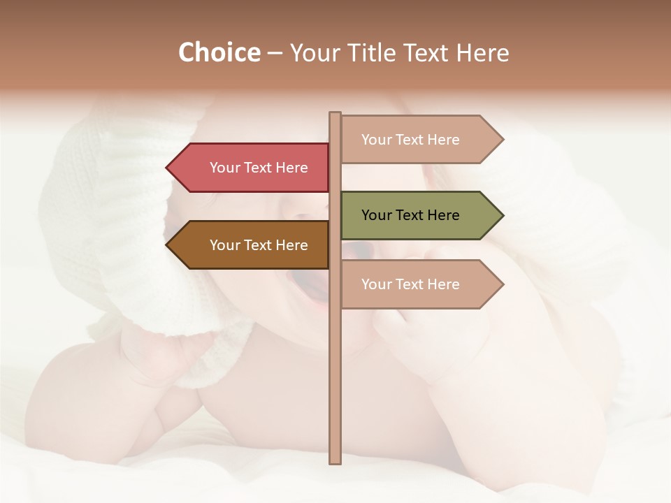 Beautiful Child Eyes PowerPoint Template