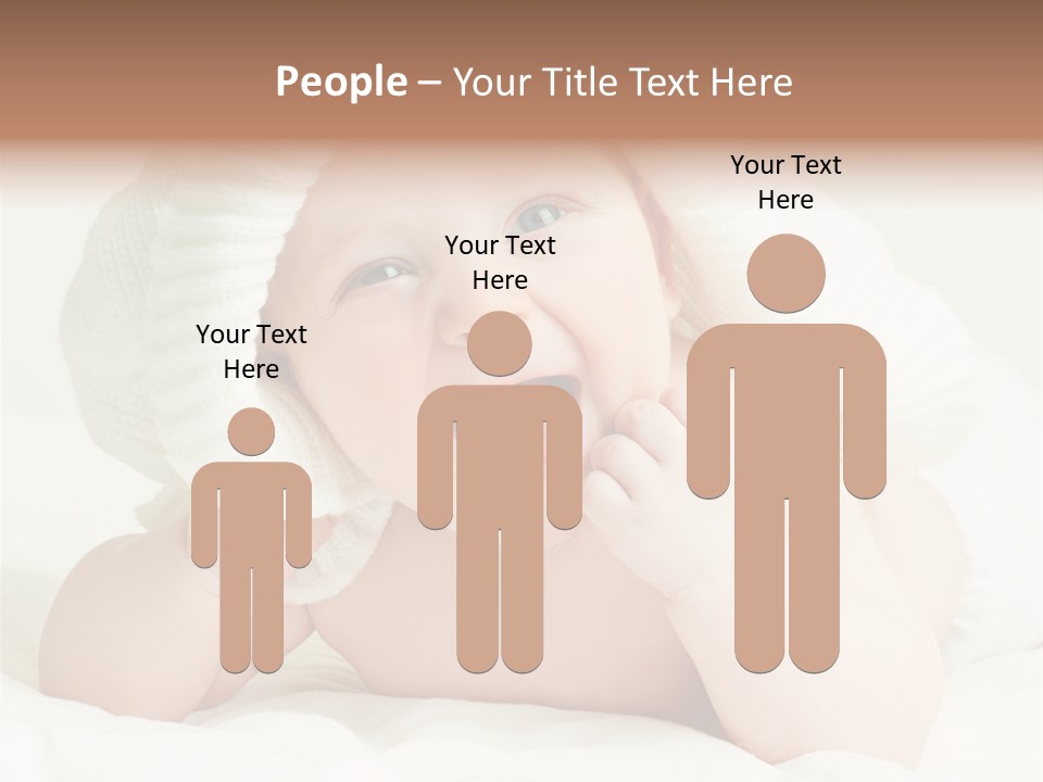 Beautiful Child Eyes PowerPoint Template