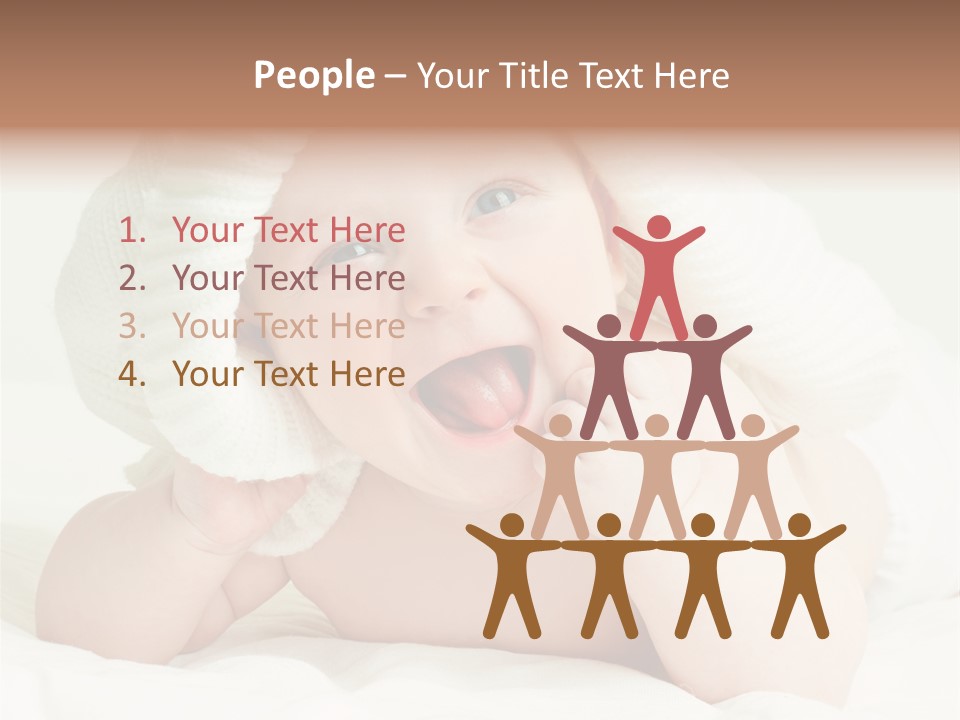 Beautiful Child Eyes PowerPoint Template