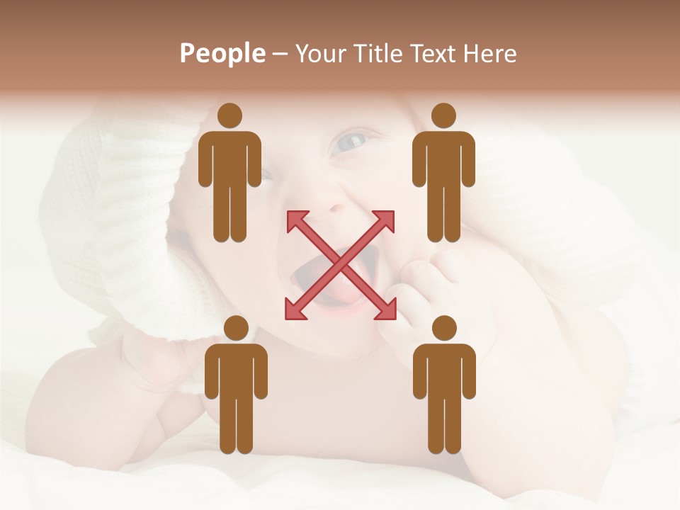 Beautiful Child Eyes PowerPoint Template