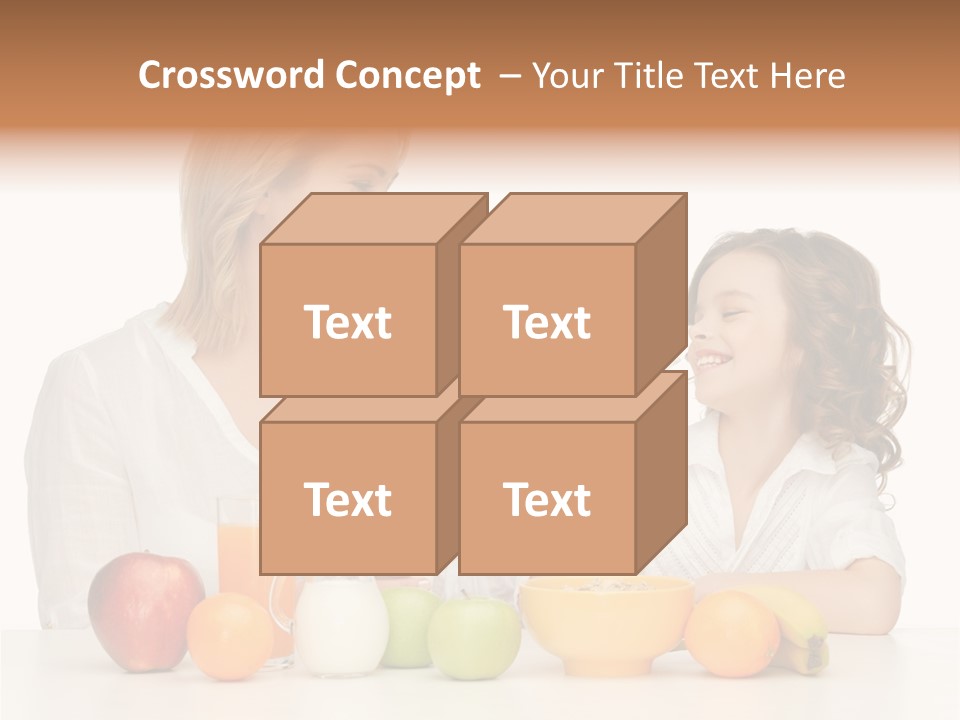 Lovely Childhood Beauty PowerPoint Template