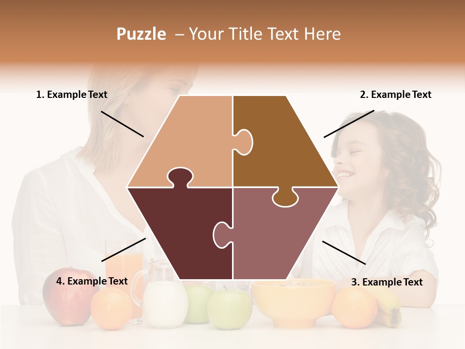 Lovely Childhood Beauty PowerPoint Template